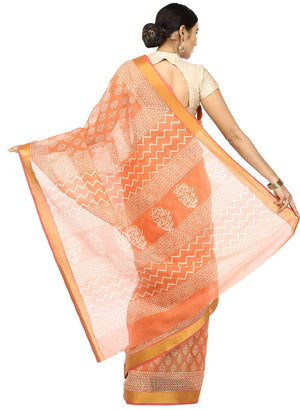 Yellow Sanganeri Hand Block Print Cotton Kota Doria Supernet Handcrafted Saree-Saree-Kalakari India-RDSNSA0015-Geographical Indication, Hand Blocks, Hand Crafted, Heritage Prints, Kota Doria, Sanganeri, Sarees, Sustainable Fabrics-[Linen,Ethnic,wear,Fashionista,Handloom,Handicraft,Indigo,blockprint,block,print,Cotton,Chanderi,Blue, latest,classy,party,bollywood,trendy,summer,style,traditional,formal,elegant,unique,style,hand,block,print, dabu,booti,gift,present,glamorous,affordable,collectible,S