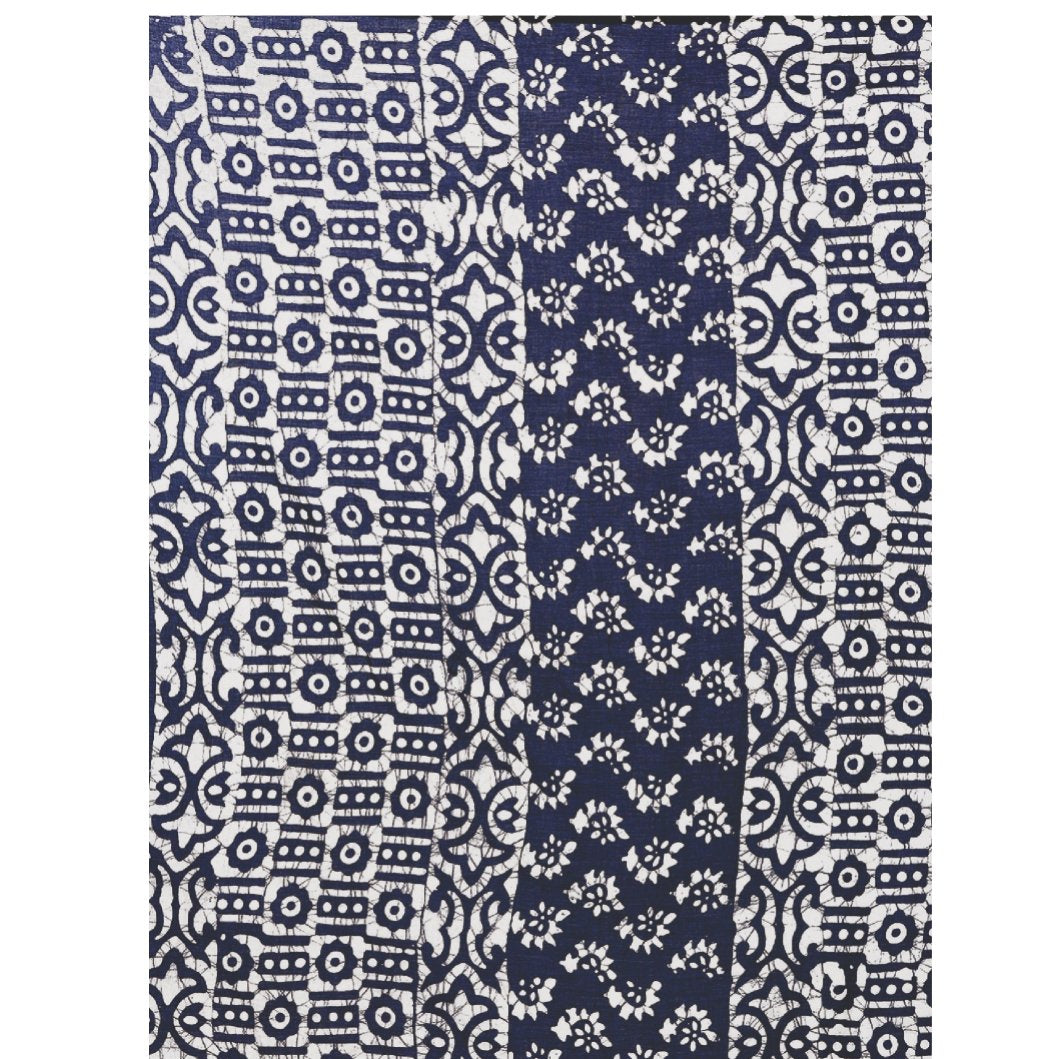 Blue & White Kalamkari Hand Block Print Handcrafted Cotton Saree-Saree-Kalakari India-RDSNSA0042-Batik, Cotton, Geographical Indication, Hand Blocks, Hand Crafted, Heritage Prints, kalamkari block, Sarees, Sustainable Fabrics-[Linen,Ethnic,wear,Fashionista,Handloom,Handicraft,Indigo,blockprint,block,print,Cotton,Chanderi,Blue, latest,classy,party,bollywood,trendy,summer,style,traditional,formal,elegant,unique,style,hand,block,print, dabu,booti,gift,present,glamorous,affordable,collectible,Sari,S