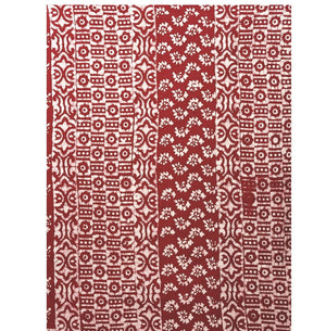 Red Batik Hand Block Print Handcrafted Cotton Saree-Saree-Kalakari India-RDSNSA0047-Batik, Cotton, Geographical Indication, Hand Blocks, Hand Crafted, Heritage Prints, Sarees, Sustainable Fabrics-[Linen,Ethnic,wear,Fashionista,Handloom,Handicraft,Indigo,blockprint,block,print,Cotton,Chanderi,Blue, latest,classy,party,bollywood,trendy,summer,style,traditional,formal,elegant,unique,style,hand,block,print, dabu,booti,gift,present,glamorous,affordable,collectible,Sari,Saree,printed, holi, Diwali, bi