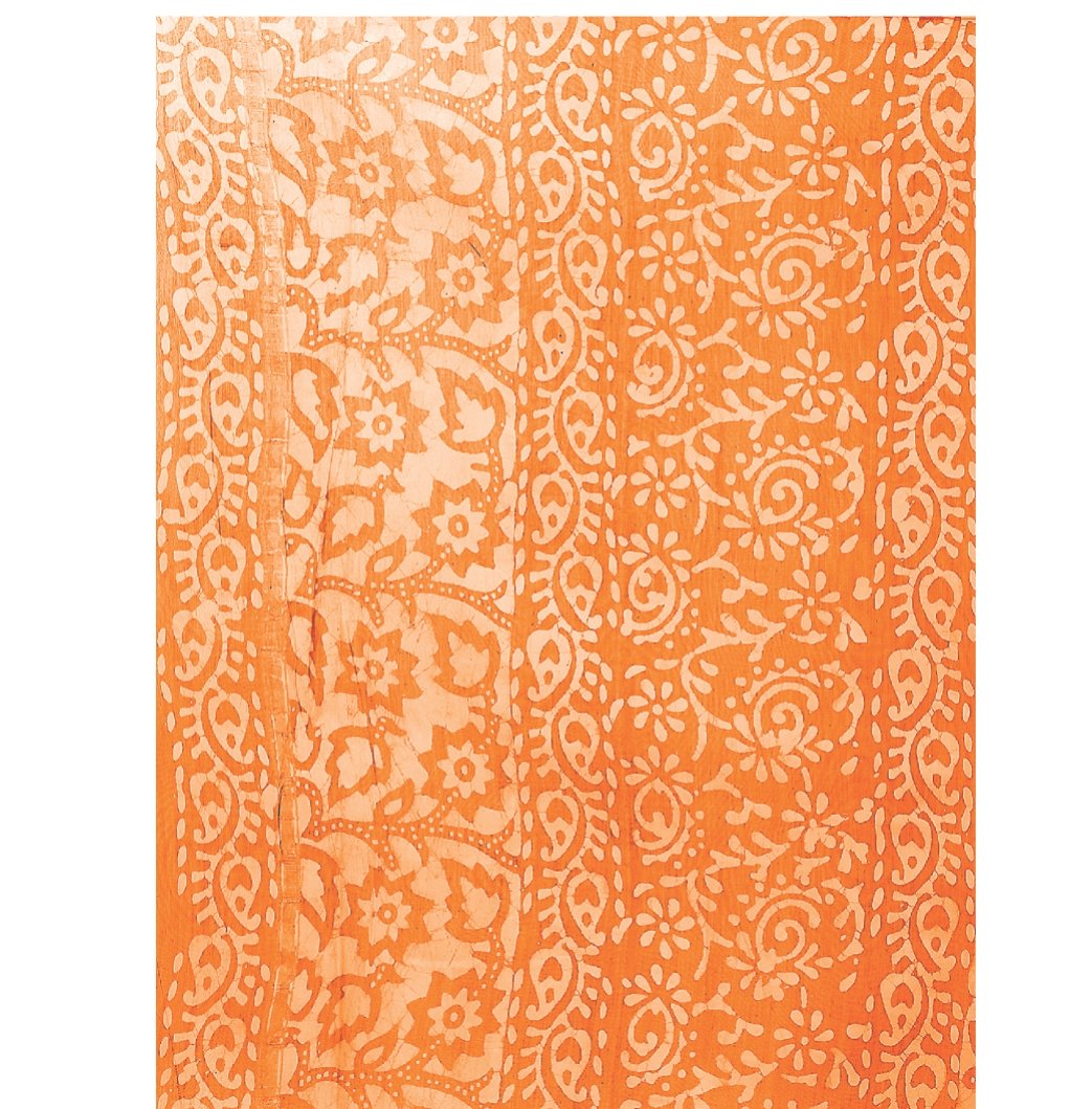 Yellow Chanderi Silk Batik Hand Block Print Handcrafted Saree-Saree-Kalakari India-RDSNSA0051-Batik, Chanderi, Geographical Indication, Hand Blocks, Hand Crafted, Heritage Prints, Sarees, Silk, Sustainable Fabrics-[Linen,Ethnic,wear,Fashionista,Handloom,Handicraft,Indigo,blockprint,block,print,Cotton,Chanderi,Blue, latest,classy,party,bollywood,trendy,summer,style,traditional,formal,elegant,unique,style,hand,block,print, dabu,booti,gift,present,glamorous,affordable,collectible,Sari,Saree,printed