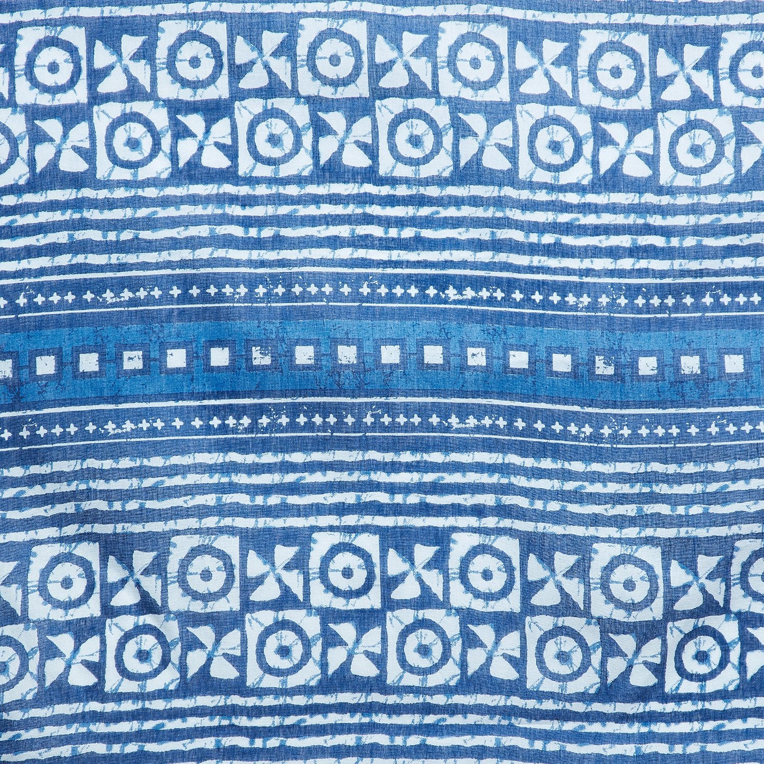 Blue Indigo Screen Print Handcrafted Cotton Saree-Saree-Kalakari India-RDSNSA0107-Cotton, Geographical Indication, Hand Blocks, Hand Crafted, Heritage Prints, Indigo, Sarees, Screen Print, Sustainable Fabrics-[Linen,Ethnic,wear,Fashionista,Handloom,Handicraft,Indigo,blockprint,block,print,Cotton,Chanderi,Blue, latest,classy,party,bollywood,trendy,summer,style,traditional,formal,elegant,unique,style,hand,block,print, dabu,booti,gift,present,glamorous,affordable,collectible,Sari,Saree,printed, hol