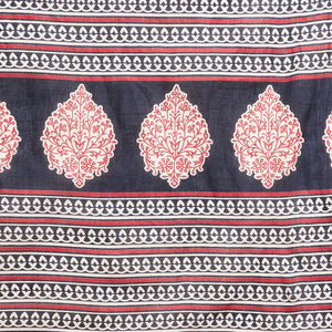 Red & White Sanganeri Hand Block Print Handcrafted Cotton Saree-Saree-Kalakari India-RDSNSA0114-Cotton, Geographical Indication, Hand Blocks, Hand Crafted, Heritage Prints, Sanganeri, Sustainable Fabrics-[Linen,Ethnic,wear,Fashionista,Handloom,Handicraft,Indigo,blockprint,block,print,Cotton,Chanderi,Blue, latest,classy,party,bollywood,trendy,summer,style,traditional,formal,elegant,unique,style,hand,block,print, dabu,booti,gift,present,glamorous,affordable,collectible,Sari,Saree,printed, holi, Di