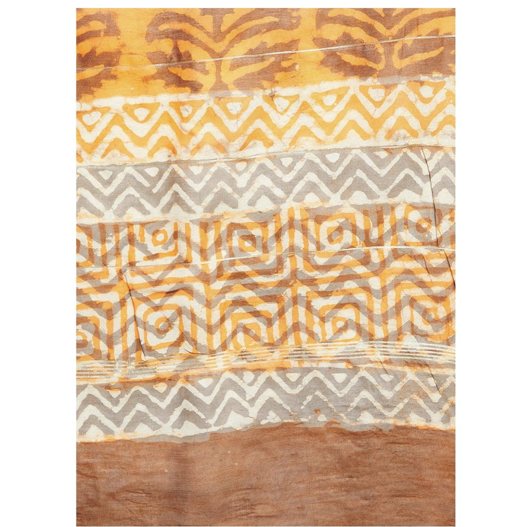 Yellow Chanderi Silk Hand Block Print Handcrafted Saree-Saree-Kalakari India-RDSWSA0071-Chanderi, Geographical Indication, Hand Blocks, Hand Crafted, Heritage Prints, Sarees, Silk, Sustainable Fabrics-[Linen,Ethnic,wear,Fashionista,Handloom,Handicraft,Indigo,blockprint,block,print,Cotton,Chanderi,Blue, latest,classy,party,bollywood,trendy,summer,style,traditional,formal,elegant,unique,style,hand,block,print, dabu,booti,gift,present,glamorous,affordable,collectible,Sari,Saree,printed, holi, Diwal