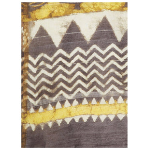 Grey & White Chanderi Silk Hand Block Print Handcrafted Saree-Saree-Kalakari India-RDSWSA0081-Chanderi, Geographical Indication, Hand Blocks, Hand Crafted, Heritage Prints, Sarees, Sustainable Fabrics-[Linen,Ethnic,wear,Fashionista,Handloom,Handicraft,Indigo,blockprint,block,print,Cotton,Chanderi,Blue, latest,classy,party,bollywood,trendy,summer,style,traditional,formal,elegant,unique,style,hand,block,print, dabu,booti,gift,present,glamorous,affordable,collectible,Sari,Saree,printed, holi, Diwal