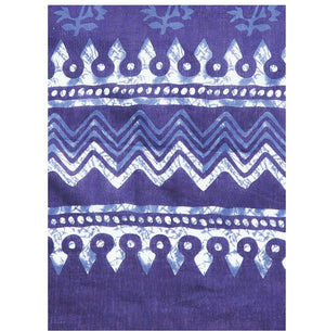 Navy Blue & White Indigo Screen Print Handcrafted Cotton Saree-Saree-Kalakari India-RDSWSA0083-Cotton, Geographical Indication, Hand Blocks, Hand Crafted, Heritage Prints, Indigo, Sarees, Screen Print, Sustainable Fabrics-[Linen,Ethnic,wear,Fashionista,Handloom,Handicraft,Indigo,blockprint,block,print,Cotton,Chanderi,Blue, latest,classy,party,bollywood,trendy,summer,style,traditional,formal,elegant,unique,style,hand,block,print, dabu,booti,gift,present,glamorous,affordable,collectible,Sari,Saree