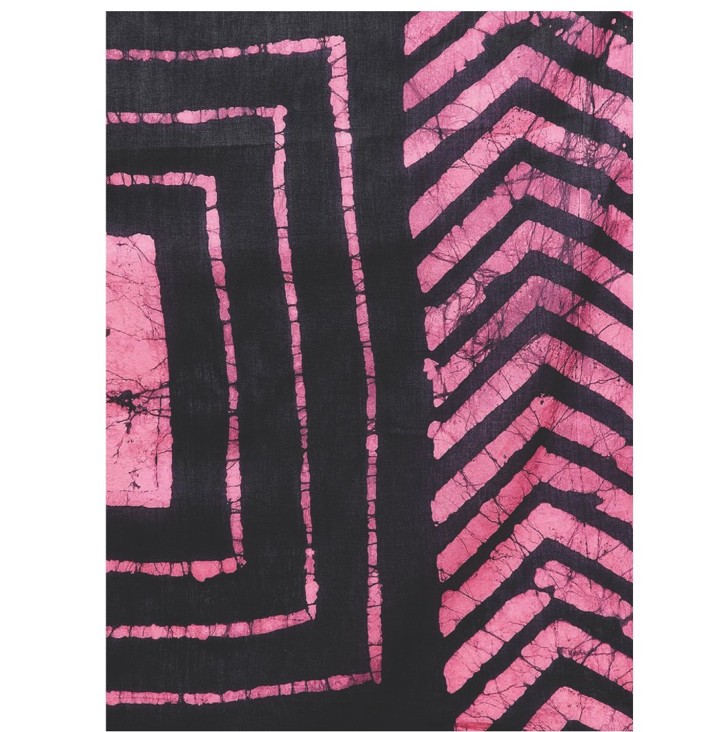 Pink & Black Batik Colour Block Print Handcrafted Cotton Saree-Saree-Kalakari India-RDSWSA0090-Chanderi, Geographical Indication, Hand Blocks, Hand Crafted, Heritage Prints, Sarees, Sustainable Fabrics-[Linen,Ethnic,wear,Fashionista,Handloom,Handicraft,Indigo,blockprint,block,print,Cotton,Chanderi,Blue, latest,classy,party,bollywood,trendy,summer,style,traditional,formal,elegant,unique,style,hand,block,print, dabu,booti,gift,present,glamorous,affordable,collectible,Sari,Saree,printed, holi, Diwa
