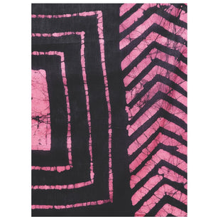 Pink & Black Batik Colour Block Print Handcrafted Cotton Saree-Saree-Kalakari India-RDSWSA0090-Chanderi, Geographical Indication, Hand Blocks, Hand Crafted, Heritage Prints, Sarees, Sustainable Fabrics-[Linen,Ethnic,wear,Fashionista,Handloom,Handicraft,Indigo,blockprint,block,print,Cotton,Chanderi,Blue, latest,classy,party,bollywood,trendy,summer,style,traditional,formal,elegant,unique,style,hand,block,print, dabu,booti,gift,present,glamorous,affordable,collectible,Sari,Saree,printed, holi, Diwa