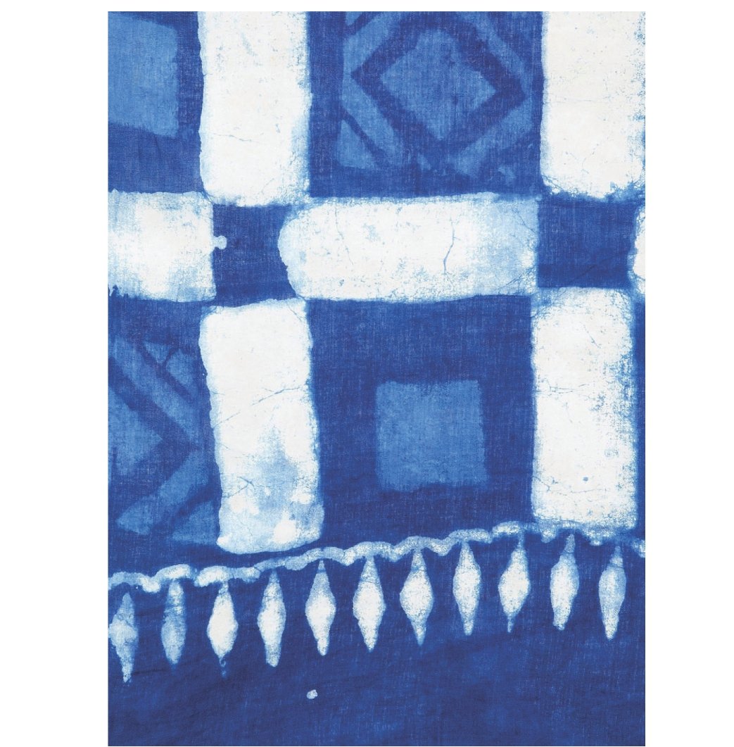 Blue & White Indigo Hand Block Print Handcrafted Cotton Saree-Saree-Kalakari India-RDSWSA0095-Cotton, Geographical Indication, Hand Blocks, Hand Crafted, Heritage Prints, Indigo, Sarees, Sustainable Fabrics-[Linen,Ethnic,wear,Fashionista,Handloom,Handicraft,Indigo,blockprint,block,print,Cotton,Chanderi,Blue, latest,classy,party,bollywood,trendy,summer,style,traditional,formal,elegant,unique,style,hand,block,print, dabu,booti,gift,present,glamorous,affordable,collectible,Sari,Saree,printed, holi,