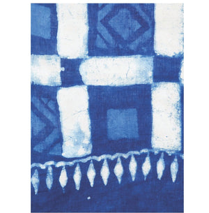 Blue & White Indigo Hand Block Print Handcrafted Cotton Saree-Saree-Kalakari India-RDSWSA0095-Cotton, Geographical Indication, Hand Blocks, Hand Crafted, Heritage Prints, Indigo, Sarees, Sustainable Fabrics-[Linen,Ethnic,wear,Fashionista,Handloom,Handicraft,Indigo,blockprint,block,print,Cotton,Chanderi,Blue, latest,classy,party,bollywood,trendy,summer,style,traditional,formal,elegant,unique,style,hand,block,print, dabu,booti,gift,present,glamorous,affordable,collectible,Sari,Saree,printed, holi,