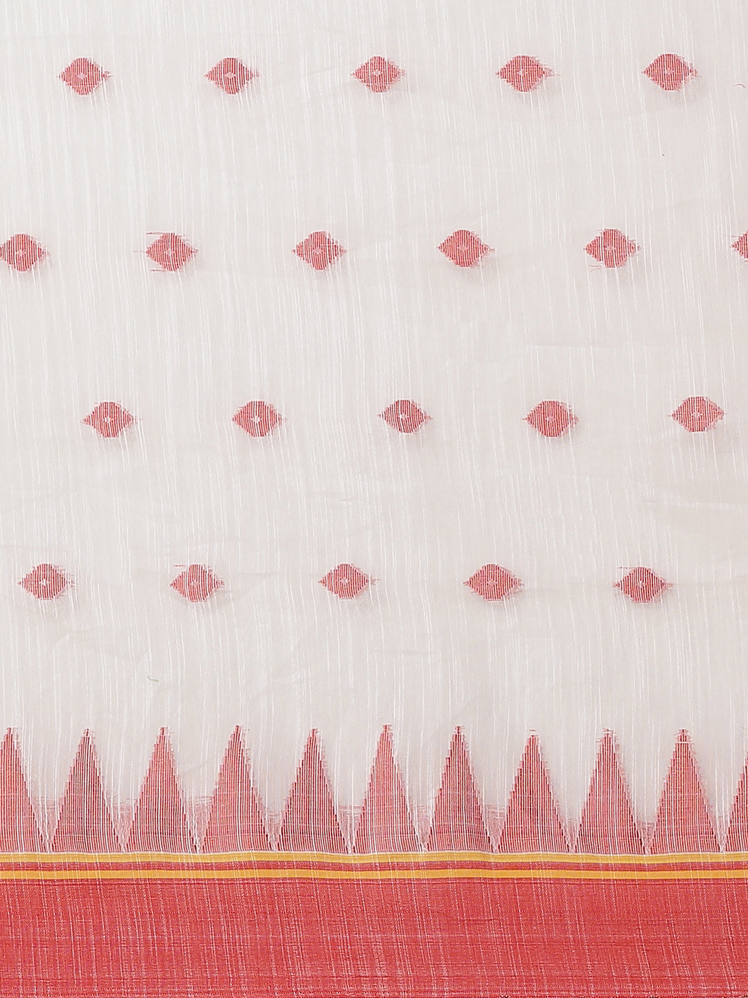 White and Red, Kalakari India Ikat Silk Cotton Woven Design Saree with Blouse SHBESA0036-Saree-Kalakari India-SHBESA0036-Bengal, Cotton, Geographical Indication, Hand Crafted, Heritage Prints, Ikkat, Natural Dyes, Red, Sarees, Sustainable Fabrics, Woven, Yellow-[Linen,Ethnic,wear,Fashionista,Handloom,Handicraft,Indigo,blockprint,block,print,Cotton,Chanderi,Blue, latest,classy,party,bollywood,trendy,summer,style,traditional,formal,elegant,unique,style,hand,block,print, dabu,booti,gift,present,gla