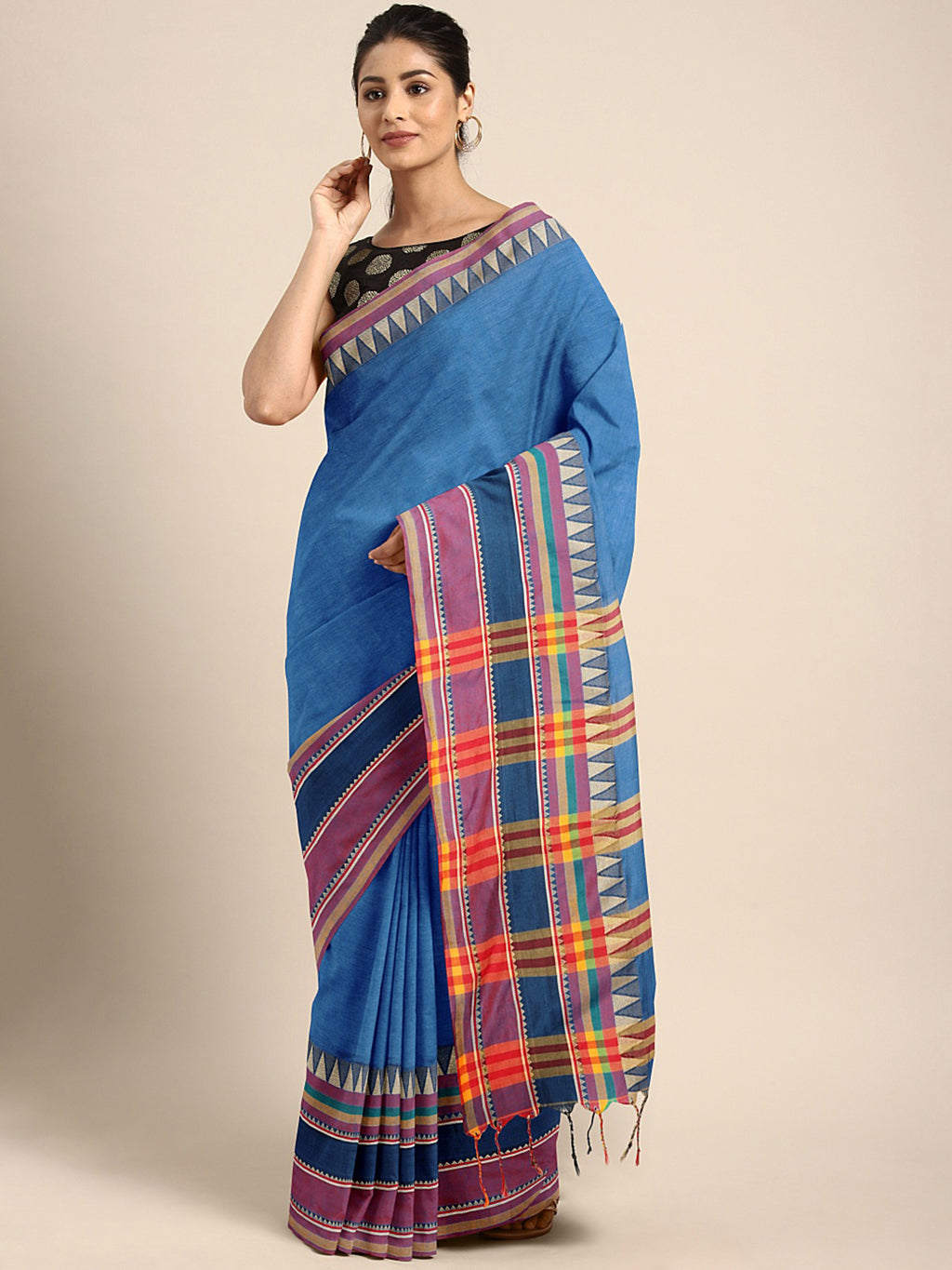 Blue Jamdani Woven Design Saree With Blouse Piece SHBESA0063 SHBESA0063-Saree-Kalakari India-SHBESA0063-Geographical Indication, Hand Crafted, Handloom, Heritage Prints, Jamdani, Natural Dyes, Pure Cotton, Sarees, Sustainable Fabrics, West Bengal, Woven-[Linen,Ethnic,wear,Fashionista,Handloom,Handicraft,Indigo,blockprint,block,print,Cotton,Chanderi,Blue, latest,classy,party,bollywood,trendy,summer,style,traditional,formal,elegant,unique,style,hand,block,print, dabu,booti,gift,present,glamorous,a