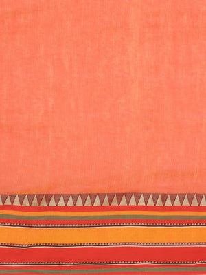 Orange Jamdani Woven Design Saree With Blouse Piece SHBESA0064 SHBESA0064-Saree-Kalakari India-SHBESA0064-Geographical Indication, Hand Crafted, Handloom, Heritage Prints, Jamdani, Natural Dyes, Pure Cotton, Sarees, Sustainable Fabrics, West Bengal, Woven-[Linen,Ethnic,wear,Fashionista,Handloom,Handicraft,Indigo,blockprint,block,print,Cotton,Chanderi,Blue, latest,classy,party,bollywood,trendy,summer,style,traditional,formal,elegant,unique,style,hand,block,print, dabu,booti,gift,present,glamorous