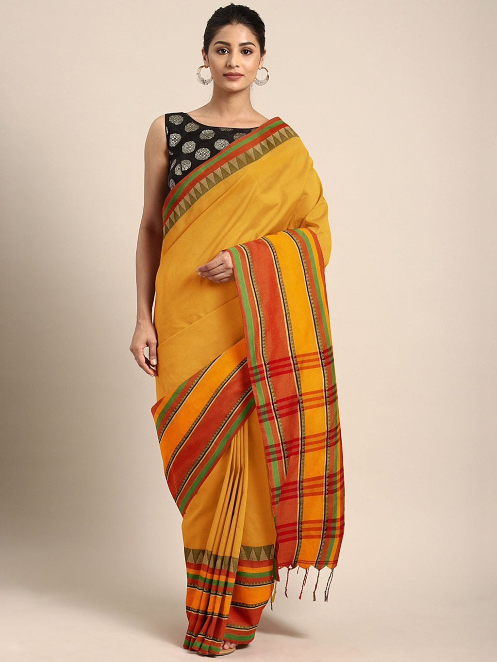 Yellow Jamdani Woven Design Saree With Blouse Piece SHBESA0067 SHBESA0067-Saree-Kalakari India-SHBESA0067-Geographical Indication, Hand Crafted, Handloom, Heritage Prints, Jamdani, Natural Dyes, Pure Cotton, Sarees, Sustainable Fabrics, West Bengal, Woven-[Linen,Ethnic,wear,Fashionista,Handloom,Handicraft,Indigo,blockprint,block,print,Cotton,Chanderi,Blue, latest,classy,party,bollywood,trendy,summer,style,traditional,formal,elegant,unique,style,hand,block,print, dabu,booti,gift,present,glamorous