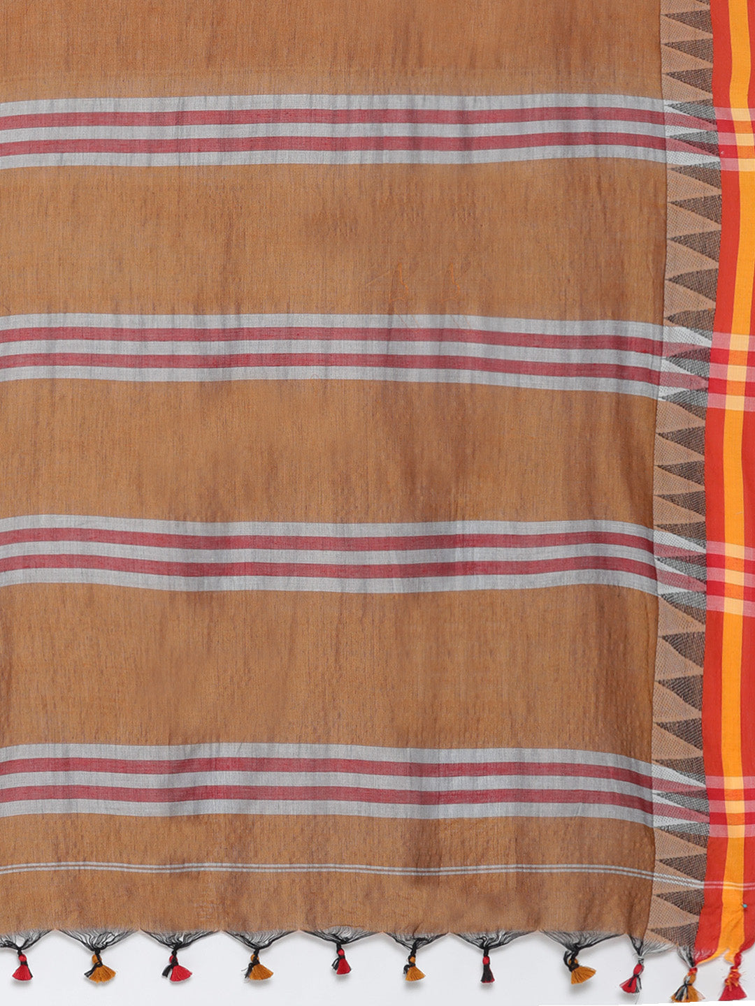 Brown Jamdani Woven Design Saree With Blouse Piece SHBESA0071 SHBESA0071-Saree-Kalakari India-SHBESA0071-Geographical Indication, Hand Crafted, Handloom, Heritage Prints, Jamdani, Natural Dyes, Pure Cotton, Sarees, Sustainable Fabrics, West Bengal, Woven-[Linen,Ethnic,wear,Fashionista,Handloom,Handicraft,Indigo,blockprint,block,print,Cotton,Chanderi,Blue, latest,classy,party,bollywood,trendy,summer,style,traditional,formal,elegant,unique,style,hand,block,print, dabu,booti,gift,present,glamorous,