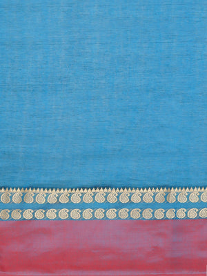 Blue Jamdani Woven Design Saree With Blouse Piece SHBESA0079 SHBESA0079-Saree-Kalakari India-SHBESA0079-Geographical Indication, Hand Crafted, Handloom, Heritage Prints, Jamdani, Natural Dyes, Pure Cotton, Sarees, Sustainable Fabrics, West Bengal, Woven-[Linen,Ethnic,wear,Fashionista,Handloom,Handicraft,Indigo,blockprint,block,print,Cotton,Chanderi,Blue, latest,classy,party,bollywood,trendy,summer,style,traditional,formal,elegant,unique,style,hand,block,print, dabu,booti,gift,present,glamorous,a