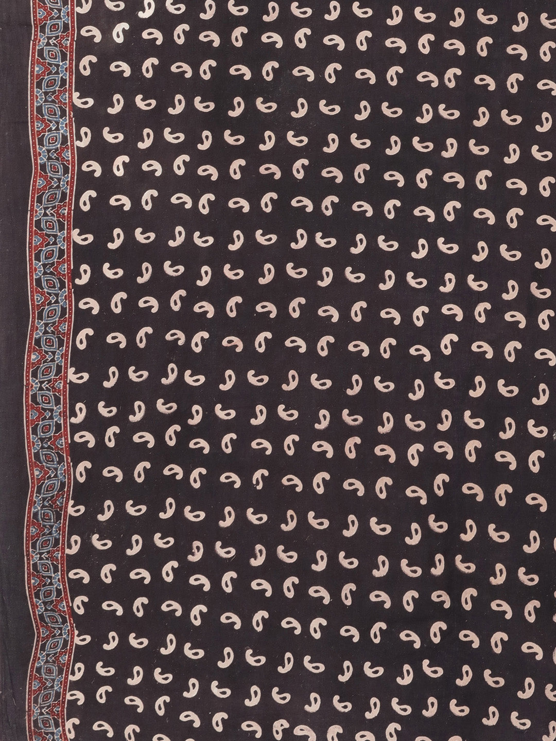 Brown Ajrakh Handblock Print Saree With Blouse Piece SKAJSA0004 SKAJSA0004-Saree-Kalakari India-SKAJSA0004-Ajrakh, Geographical Indication, Gujrat, Hand Crafted, Heritage Prints, Natural Dyes, Pure Cotton, Sarees, Sustainable Fabrics, Woven-[Linen,Ethnic,wear,Fashionista,Handloom,Handicraft,Indigo,blockprint,block,print,Cotton,Chanderi,Blue, latest,classy,party,bollywood,trendy,summer,style,traditional,formal,elegant,unique,style,hand,block,print, dabu,booti,gift,present,glamorous,affordable,col