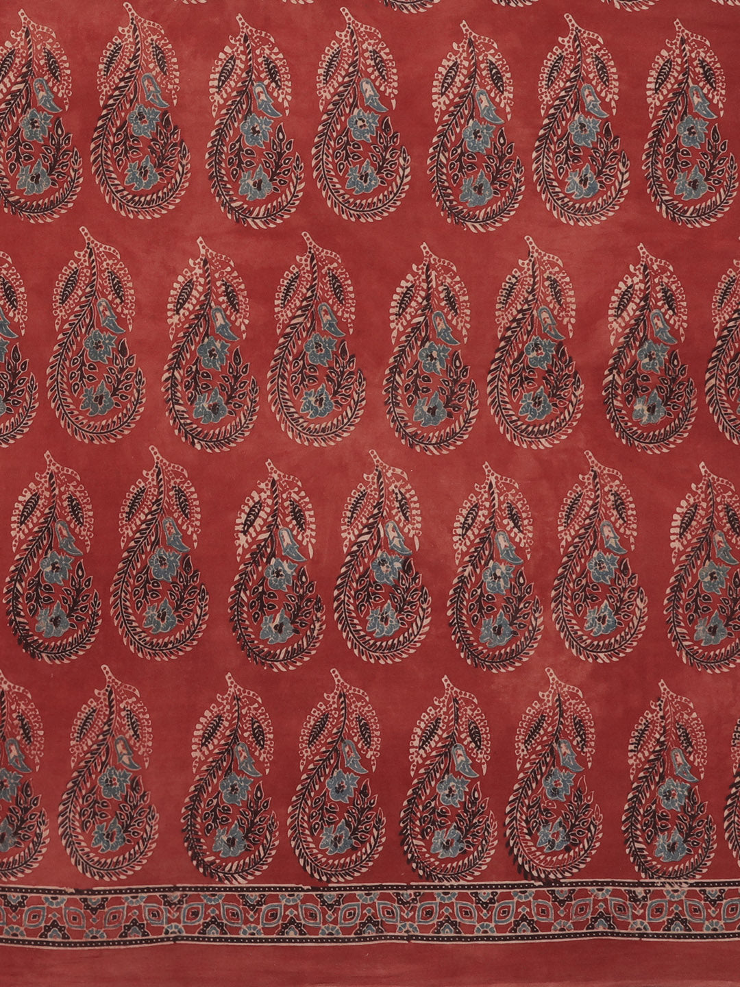 Red Ajrakh Handblock Print Saree With Blouse Piece SKAJSA0006 SKAJSA0006-Saree-Kalakari India-SKAJSA0006-Ajrakh, Geographical Indication, Gujrat, Hand Crafted, Heritage Prints, Natural Dyes, Pure Cotton, Sarees, Sustainable Fabrics, Woven-[Linen,Ethnic,wear,Fashionista,Handloom,Handicraft,Indigo,blockprint,block,print,Cotton,Chanderi,Blue, latest,classy,party,bollywood,trendy,summer,style,traditional,formal,elegant,unique,style,hand,block,print, dabu,booti,gift,present,glamorous,affordable,colle