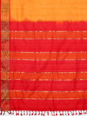 Kalakari India Upppada Silk Woven Saree With Blouse SKHSSA0003-Saree-Kalakari India-SKHSSA0003-Bollywood, Geographical Indication, Hand Crafted, Heritage Prints, Natural Dyes, Sarees, South Silk, Sustainable Fabrics, Uppada Silk, Woven-[Linen,Ethnic,wear,Fashionista,Handloom,Handicraft,Indigo,blockprint,block,print,Cotton,Chanderi,Blue, latest,classy,party,bollywood,trendy,summer,style,traditional,formal,elegant,unique,style,hand,block,print, dabu,booti,gift,present,glamorous,affordable,collecti