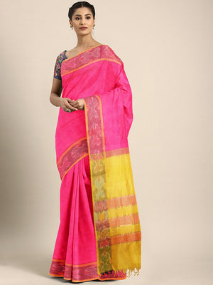 Kalakari India Upppada Silk Woven Saree With Blouse SKHSSA0006-Saree-Kalakari India-SKHSSA0006-Bollywood, Geographical Indication, Hand Crafted, Heritage Prints, Natural Dyes, Sarees, South Silk, Sustainable Fabrics, Uppada Silk, Woven-[Linen,Ethnic,wear,Fashionista,Handloom,Handicraft,Indigo,blockprint,block,print,Cotton,Chanderi,Blue, latest,classy,party,bollywood,trendy,summer,style,traditional,formal,elegant,unique,style,hand,block,print, dabu,booti,gift,present,glamorous,affordable,collecti