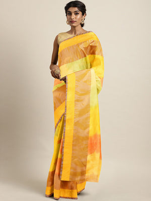 Kalakari India Upppada Silk Woven Saree With Blouse SKHSSA0020-Saree-Kalakari India-SKHSSA0020-Bollywood, Geographical Indication, Hand Crafted, Heritage Prints, Natural Dyes, Sarees, South Silk, Sustainable Fabrics, Uppada Silk, Woven-[Linen,Ethnic,wear,Fashionista,Handloom,Handicraft,Indigo,blockprint,block,print,Cotton,Chanderi,Blue, latest,classy,party,bollywood,trendy,summer,style,traditional,formal,elegant,unique,style,hand,block,print, dabu,booti,gift,present,glamorous,affordable,collecti