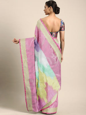 Kalakari India Upppada Silk Woven Saree With Blouse SKHSSA0021-Saree-Kalakari India-SKHSSA0021-Bollywood, Geographical Indication, Hand Crafted, Heritage Prints, Natural Dyes, Sarees, South Silk, Sustainable Fabrics, Uppada Silk, Woven-[Linen,Ethnic,wear,Fashionista,Handloom,Handicraft,Indigo,blockprint,block,print,Cotton,Chanderi,Blue, latest,classy,party,bollywood,trendy,summer,style,traditional,formal,elegant,unique,style,hand,block,print, dabu,booti,gift,present,glamorous,affordable,collecti