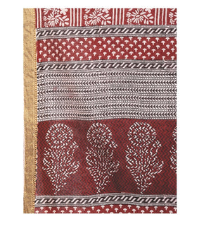 Pink Cotton Hand Block Bagh Print Handcrafted Saree-Saree-Kalakari India-ZIBASA0050-Bagh, Cotton, Geographical Indication, Hand Blocks, Hand Crafted, Heritage Prints, Natural Dyes, Sarees, Sustainable Fabrics-[Linen,Ethnic,wear,Fashionista,Handloom,Handicraft,Indigo,blockprint,block,print,Cotton,Chanderi,Blue, latest,classy,party,bollywood,trendy,summer,style,traditional,formal,elegant,unique,style,hand,block,print, dabu,booti,gift,present,glamorous,affordable,collectible,Sari,Saree,printed, hol