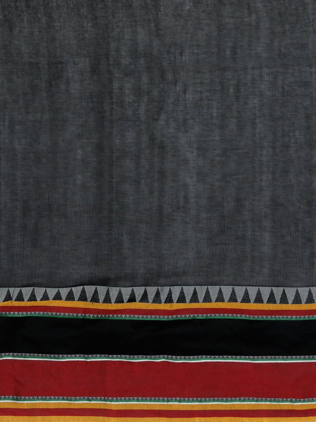 Black Jamdani Woven Design Saree With Blouse Piece SHBESA0073 SHBESA0073 - Kalakari India